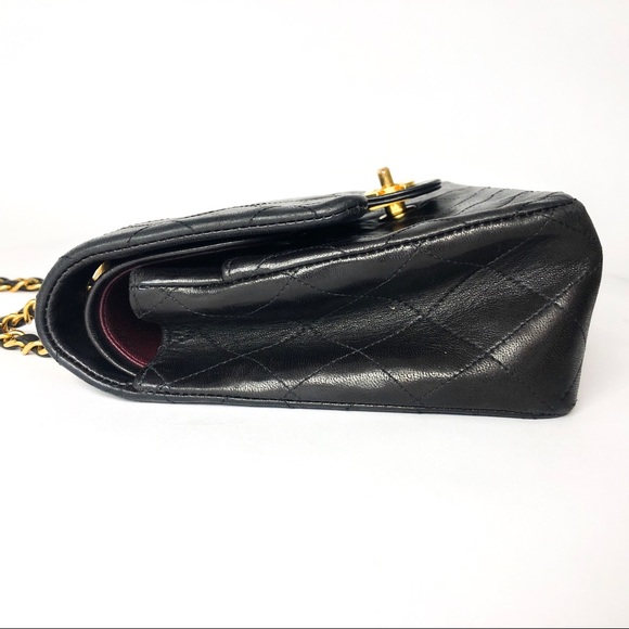 SOLD Chanel Double Flap Medium Black Bag - Picture 6 of 8